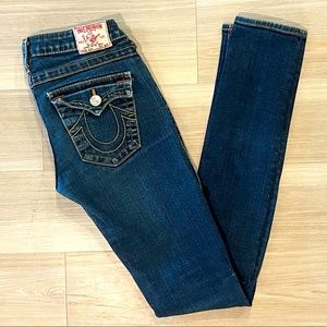 SOLD True Religion Julie Skinny Size 28; 34” inseam